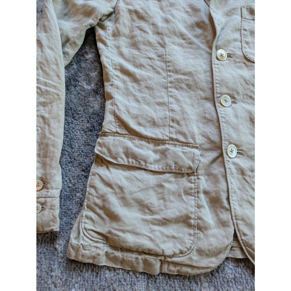 Vintage Ralph Lauren Rugby Women's 100% Linen Blazer Made In Japan - Size 0 RARE - Picture 7 of 16